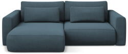Makamii Kék kinyitható-tárolóhelyes sarokkanapé (bal oldali-heverő résszel) Kapua - Makamii