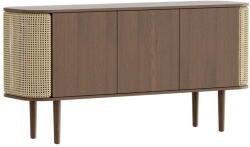 UMAGE Barna-natúr színű alacsony komód tölgyfa dekorral 150x75 cm Treasures - UMAGE