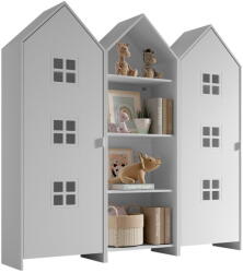 Vipack Fehér nyitott gyerek ruhásszekrény 173x171, 5 cm CASAMI BRUGES - Vipack