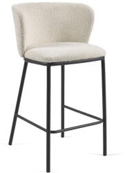 Kave Home Fehér bárszék (ülésmagasság 65 cm) Ciselia - Kave Home