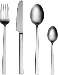 Bitz Matt ezüstszínű acél evőeszköz készlet 16 db-os - Bitz