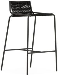 Marckeric Fekete fém bárszék (ülésmagasság 65 cm) Emily - Marckeric