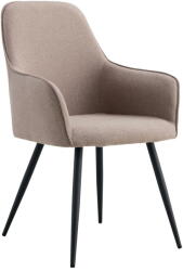 House Nordic Szürke kárpitozott karfás étkezőfotel szett 2 db-os Harbo - House Nordic