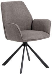 Actona Világosszürke kárpitozott karfás étkezőfotel szett 2 db-os Glenda - Actona