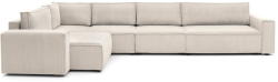 Bobochic Paris Krémszínű kordbársony sarokkanapé (bal oldali) Nihad modular - Bobochic Paris