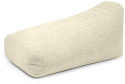 SLOWDOWN Krémszínű buklé babzsákfotel Snug 130 - SLOWDOWN