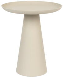 White Label Living Ringar bézs alumínium tárolóasztal, ø 39, 5 cm - White Label