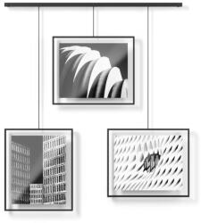 Umbra Fekete fém fali képkeret szett 3 db-os 73x82 cm Exhibit - Umbra