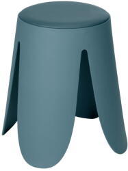 Wenko Petróleum színű műanyag rakásolható ülőke Comiso - Wenko