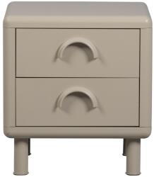 WOOOD Bézs fém éjjeliszekrény Rune - WOOOD