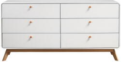 Støraa Fehér alacsony komód 150x74 cm Caitlin - Støraa