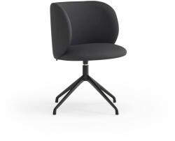 Teulat Fekete kárpitozott étkezőfotel Mogi - Teulat