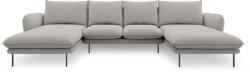 Cosmopolitan Design Vienna világosszürke U alakú kanapé - Cosmopolitan Design