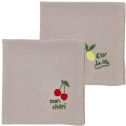 Södahl Textil szalvéta szett 2 db-os 40x40 cm Bistro - Södahl