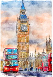 Fedkolor Kép 60x90 cm London - Fedkolor