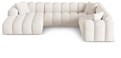 Cosmopolitan Design Krémszínű zsenília sarokkanapé (jobb oldali-U alakú) Treno - Cosmopolitan Design