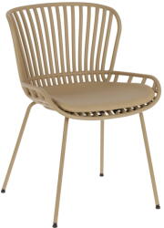 Kave Home Surpik bézs acélszerkezetű kerti szék - Kave Home