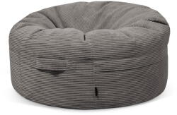 SLOWDOWN Sötétszürke kordbársony babzsákfotel Roll 105 - SLOWDOWN