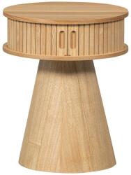 WOOOD Natúr színű éjjeliszekrény borovi fenyő dekorral Karri - WOOOD