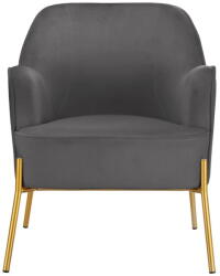 Støraa Szürke bársony fotel Runa - Støraa