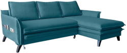 Miuform Charming Charlie türkiz kinyitható sarokkanapé, jobb oldali - Miuform