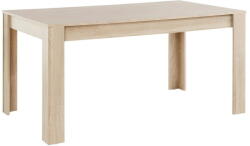 Støraa Natúr színű étkezőasztal tölgyfa dekorral 90x160 cm Lynn - Støraa