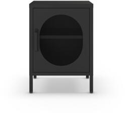 Marckeric Fekete fém éjjeliszekrény Diora - Marckeric