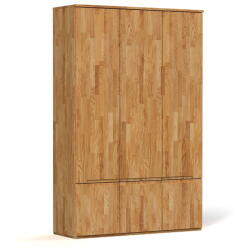 The Beds Tölgyfa ruhásszekrény 135x206 cm Vento 3 - The Beds