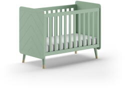 Vipack Petróleumkék borovi fenyő babaágy 60x120 cm BILLY - Vipack