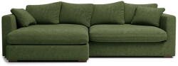 Scandic Sötétzöld sarokkanapé (bal oldali) Comfy - Scandic