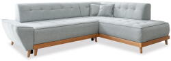 Miuform Dazzling Daisy L világosszürke kinyitható kanapé, jobb oldalas - Miuform