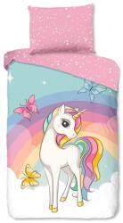 Good Morning Rózsaszín egyszemélyes pamut gyerek ágyneműhuzat 140x200 cm Dash - Good Morning