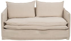 Ixia Krémszínű len kanapé 180 cm - Ixia