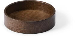 LIND DNA Barna dekoratív fa tárolódoboz ø 11x3 cm Circle S - LIND DNA