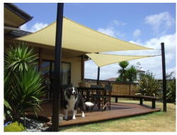 ROJAPLAST Bézs napvitorla 360x360 cm - Rojaplast - bonami - 17 170 Ft