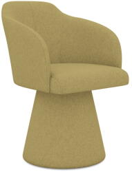 makamii Mustársárga kárpitozott étkezőfotel Kanoa - Makamii