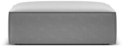 Mazzini Sofas Világosszürke bársony lábtartó Vanda - Mazzini Sofas