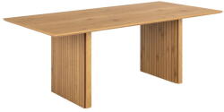Actona Étkezőasztal tölgyfa dekoros asztallappal 100x210 cm Colima - Actona