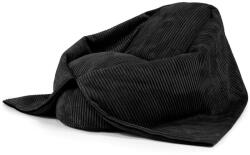 SLOWDOWN Fekete kordbársony gyerek babzsákfotel Cocoon 100 - SLOWDOWN