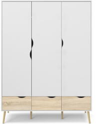 Tvilum Oslo fehér ruhásszekrény, 147 x 200 cm - Tvilum