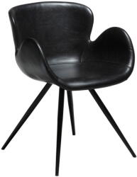 DAN-FORM Fekete kárpitozott karfás étkezőfotel Gaia - DAN-FORM Denmark