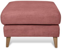 Scandic Rózsaszín kordbársony lábtartó Paris - Scandic