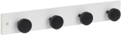 Casa Selección Fekete-fehér borovi fenyő fali fogas 40 cm Anillos - Casa Selección