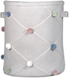 Kindsgut Világosbarna textil játéktároló kosár ø 30x35 cm Taupe - Kindsgut
