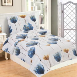 My House Sötétkék egyszemélyes mikroplüss ágyneműhuzat 140x200 cm Marbella - My House