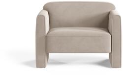 Micadoni Bézs bársony fotel Abby - Micadoni