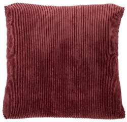 Tiseco Home Studio Ribbed piros pamut díszpárna, 60 x 60 cm - Tiseco Home Studio