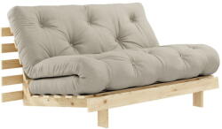 Karup Design Szürkésbézs len kinyitható kanapé 140 cm Roots - Karup Design