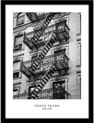 STYLER Floryda fekete fali képkeret, 33 x 43 cm - Styler