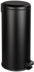 WENKO Leman Easy Close fekete szemetes, 30 l - Wenko